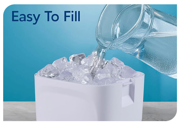 Arctic Air® Ice Jet X3 is easy to fill