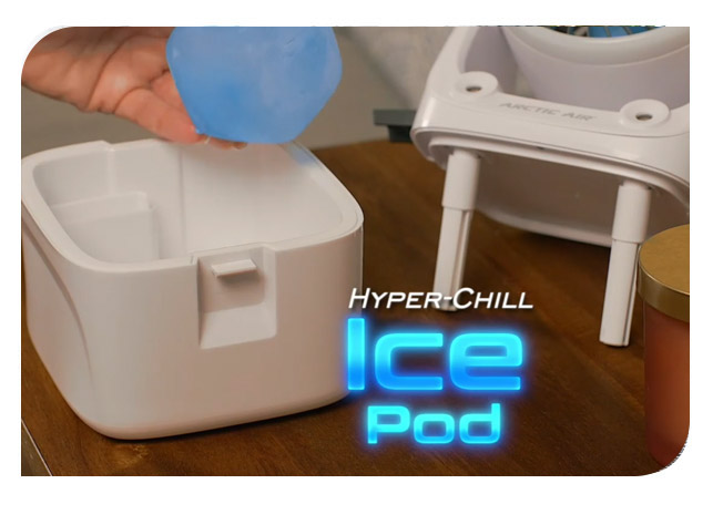 Arctic Air® Ice Jet X3 is easy to fill